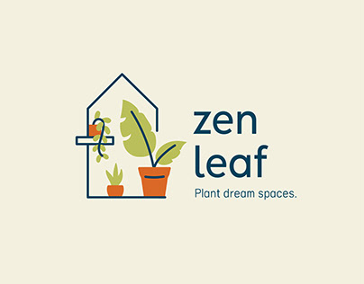 Branding: Logo Design "zen leaf"