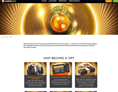 VIP Landing Pages