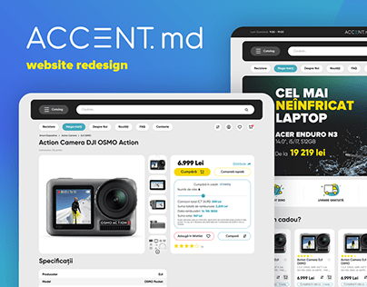 Accent.md Website redesign