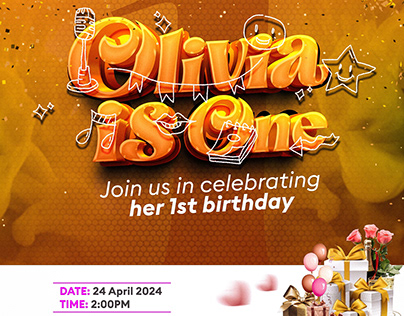 Olivia's Birthday Poster