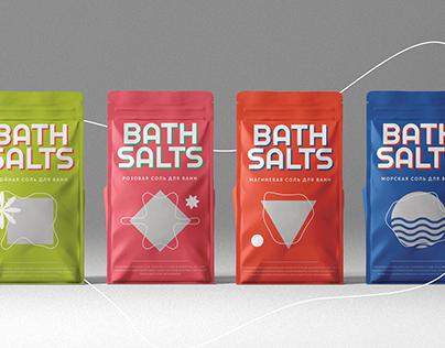 Bath Salts Packaging Design