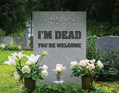 I'm Dead You're Welcome Launch Campaign