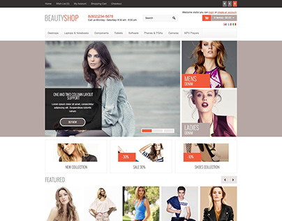 BeautyShop - Responsive OpenCart theme