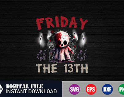 Friday the 13th T-shirt design