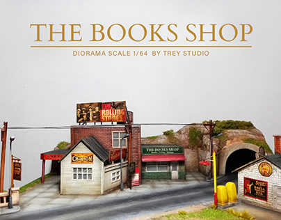 The Books Shop, Diorama scale 1/64