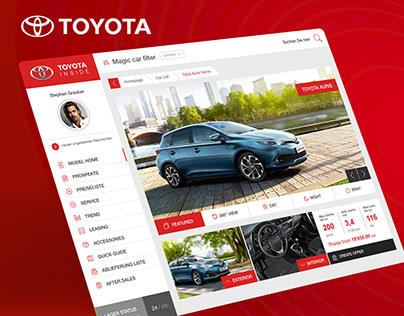 Toyota - Advising & Sales App for Tablets