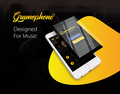Gramophone Online and Offline Music Mobile UI Kit