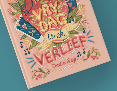 Book Cover Design - Vrydag is ek Verlief
