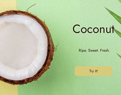 Главная страница для кокоса