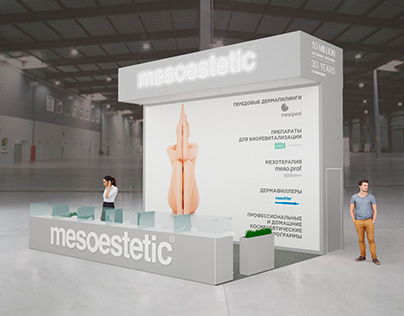Exhibition stand for Mesoestetic