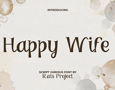 Happy Wife Font
