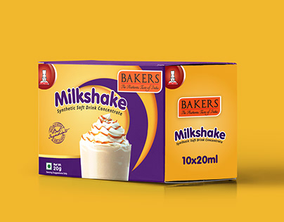BAKERS - MILKSHAKE EMULSION Packaging Design