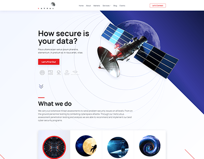 Cybersecurity Website Design