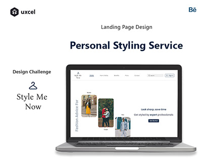 Personal Styling Service Website | Uxcel challenge