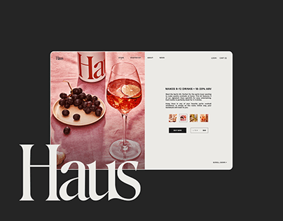Project thumbnail - Drink Haus | UI & UX Design