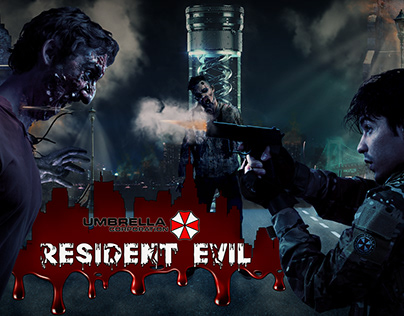 Resident evil - learning how to make posters
