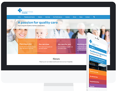Southern Cross Hospitals Website