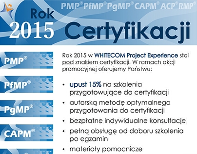 Rok Certyfikacji w WHITECOM