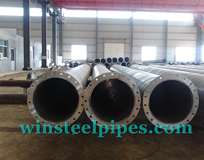 SSAW Steel Pipe with Flanges