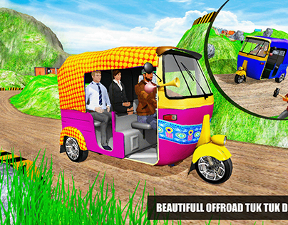 Offroad Tuk Tuk Drive: Auto Rickshaw Simulator