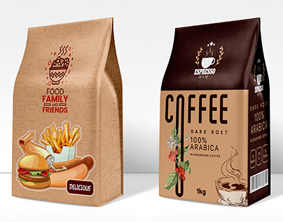 Pouch bag packaging design