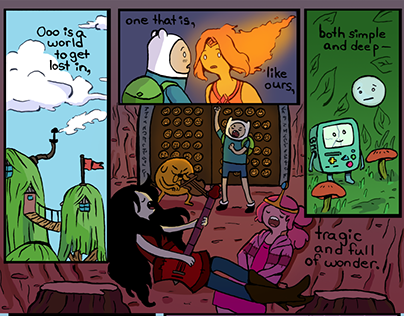Loss, Candy and Bacon: Adventure Time Tribute Comic