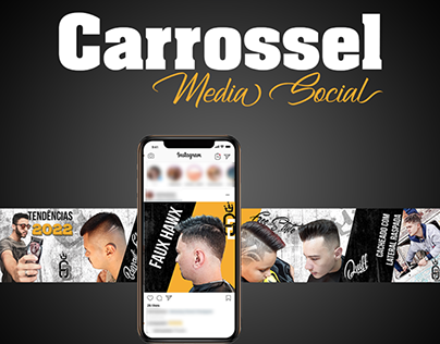 Carrossel Media Social Garagem Barbearia