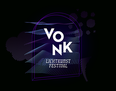 Artwork and animation Lightartfestival VONK