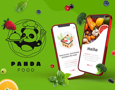PANDA food. Food delivery app