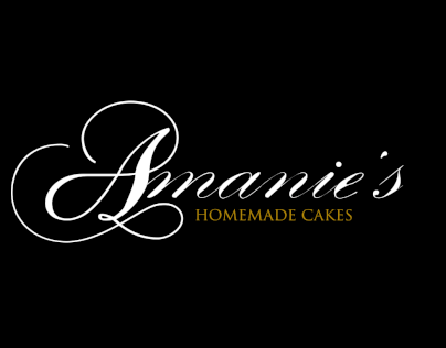 Amanie's Homemade Cakes - Website and Stationaries