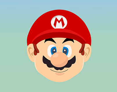 Mario Bros Project on illustrator