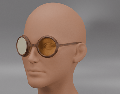 Project thumbnail - Wooden Sunglasses visualization