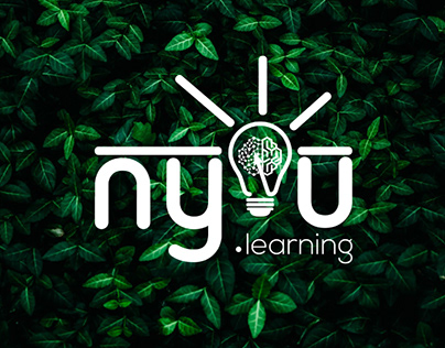 NYON learning technology logo design