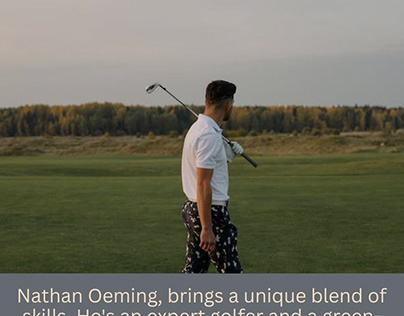 Nathan Oeming - An Expert Golfer