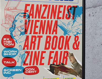 Fanzineist Vienna Art Book & Zine Fair Poster