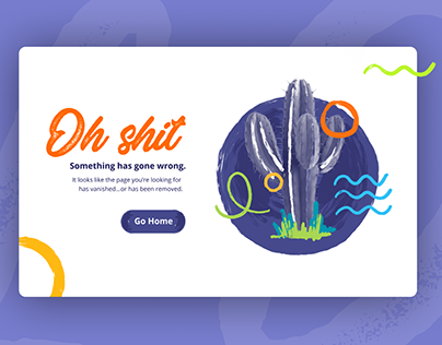 Project thumbnail - 404 Page - Daily UI 008