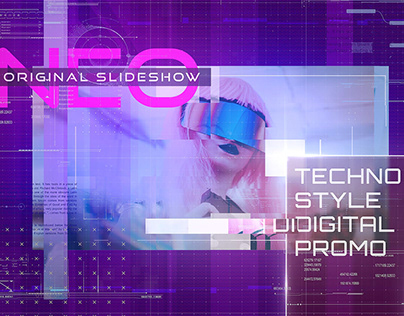 Techno Style Digital Slideshow