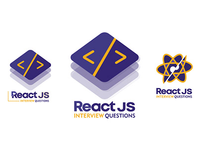 React JS Interview Questions Logo design