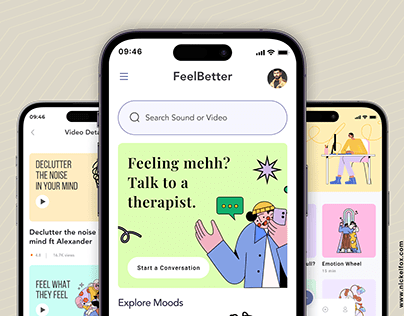 FeelBetter - Mental Health Mobile iOS App