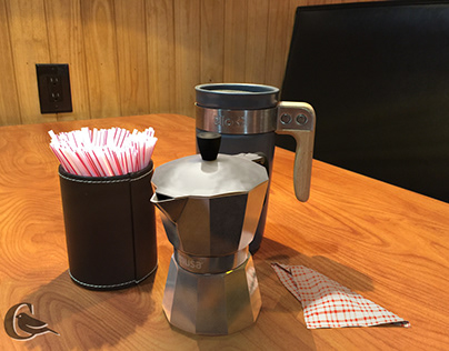 Coffee Percolator and Tissue - 3D Model