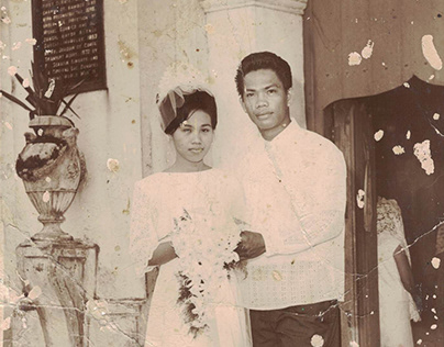 Flora Bitara and Romeo Aguilar's Wedding Picture