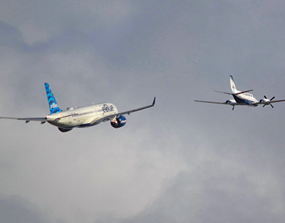 A JetBlue BCS3 departing KPBI