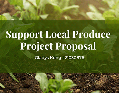 Support Local Produce Project Proposal