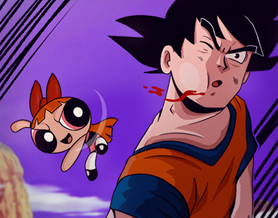 Blossom vs Goku