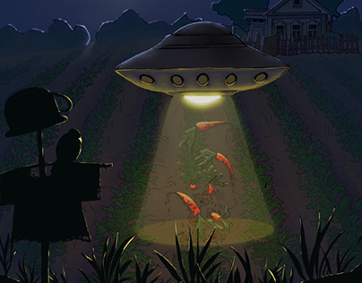 Aliens are stealing crops