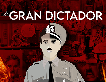 POSTER EL GRAN DICTADOR- CHARLES CHAPLIN