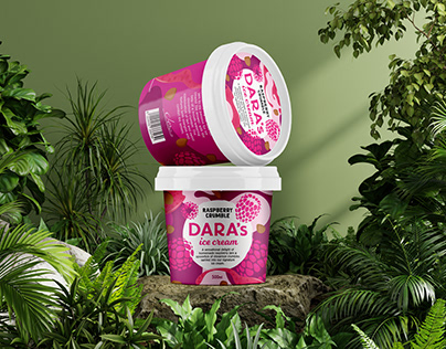 Dara's Ice Cream Packaging