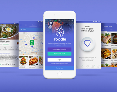 Foodle Mobile App Design