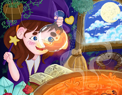 Little Wizard - Children Illustration