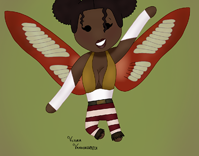 Hummingbird Moth Fairy OC